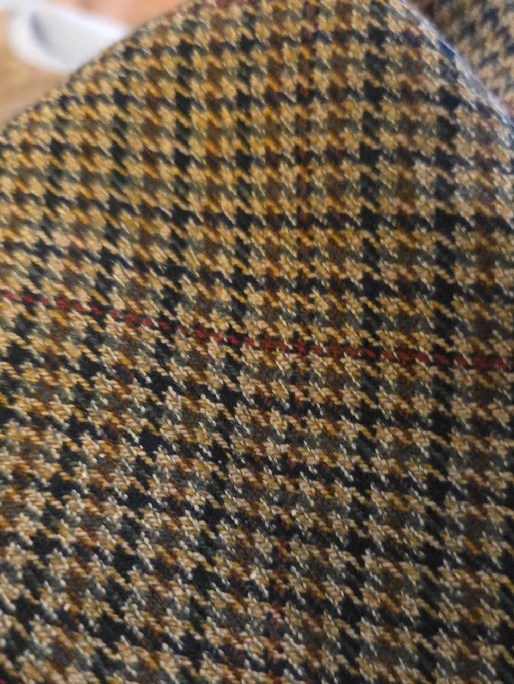 Hart Schaffner Marx Gun Club Check Houndstooth Wool Sport Coat Blazer 44R